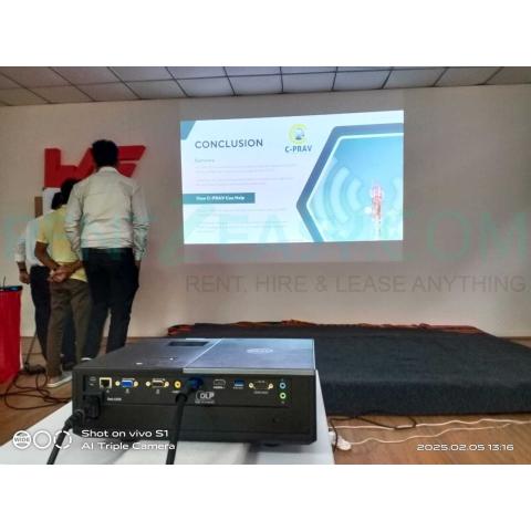 Projector on hire rent in 